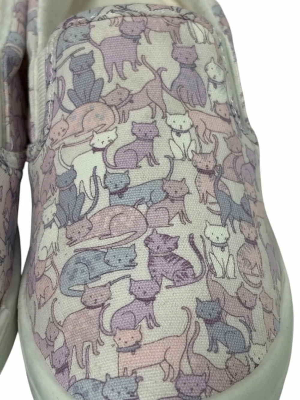 Humane Society of America Cat Feline Print Pink Lavender & White - New - 7